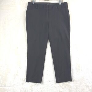 LOFT Pants Women's 12P Black Petite Marisa‎ Straight Leg